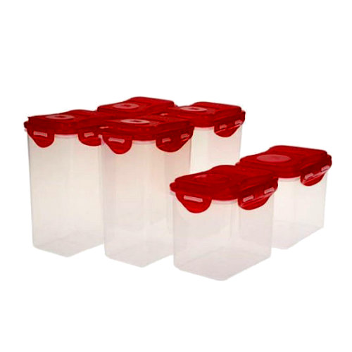 Lock & Lock Flip Top Pantry 6 Container Food Storage Set Wayfair Canada